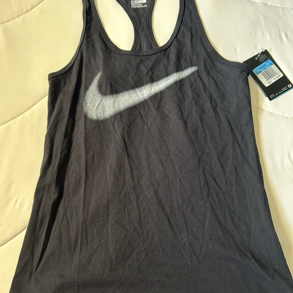 Nike Black Dri-Fit Racerback Tank